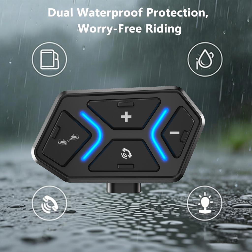C25 Мини-шлем Bluetooth-гарнитура 500 м Двойная гибридная связь Водонепроницаемая 20 часов Сверхдолгий срок службы батареи Ультралегкий Bluetooth