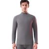 Hengyuanxiang Men's Plush Lined Wool-Silk Thermal Underwear Set