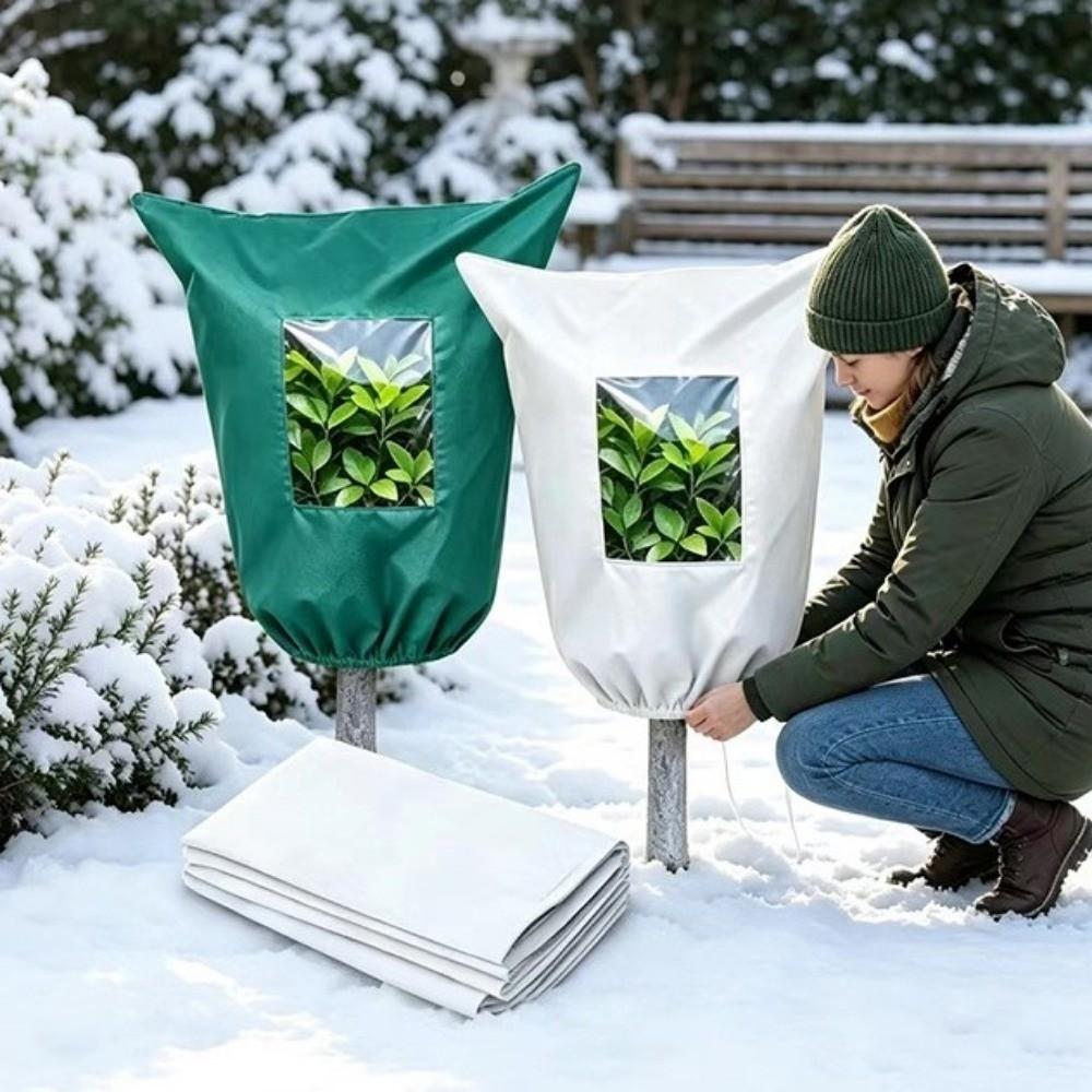 Breathable Plant Protection Bag Non‑woven Freeze Protection Cover Potted Plants