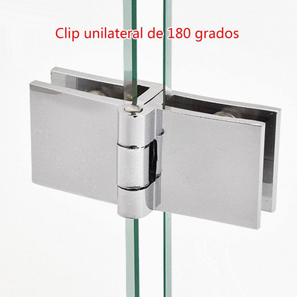 Толщина стеклянной дверной петли Медный стеклянный зажим 0 градусов/90 градусов/180 градусов Стеклянная витрина для шкафа Дверная петля