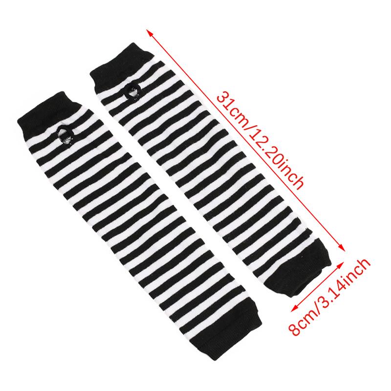 Весна Лето Спорт Длинные Огненные Ниндзя Вязаные Перчатки Эмо Женские Рукава Y2K Мужская Мода Половина Пальца Грелка для Рук Нарукавник