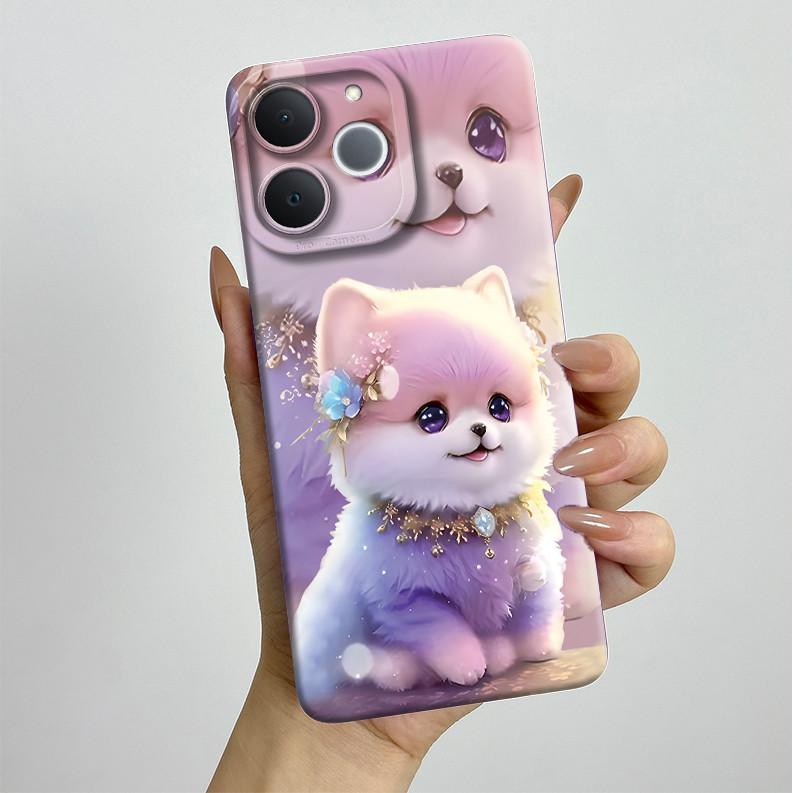 Чехол для телефона Realme Note 70T Эстетичный Цветок Бабочка Защита от падения Чехлы Для Realme Note 70 T Note70T Бампер Корпус