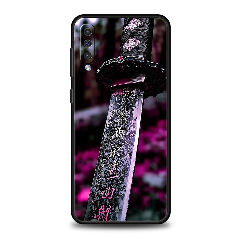 Креативный чехол для телефона с узором "Меч" для Samsung Galaxy A56 A36 A26 A16 A34 A24 A42 A22 A20 A12 A40 A30 A10 5G Мягкая TPU обложка