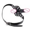 Strapon Dildos Mouth Gag For Women Mouth Plug Artificial Penis Games Oral Blowjob Sex Toys Couples Tool Harness Erotic Product