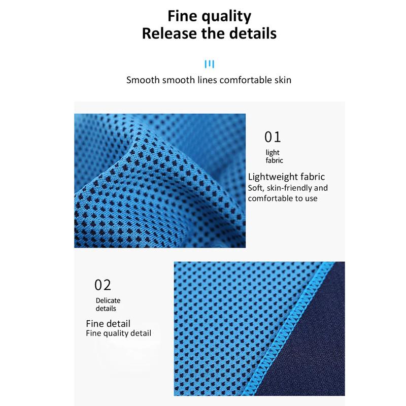 3Pcs/Pack Microfiber Camping Sports Hiking Fitness Cycling 30x90cm Polyester Cooling Towel