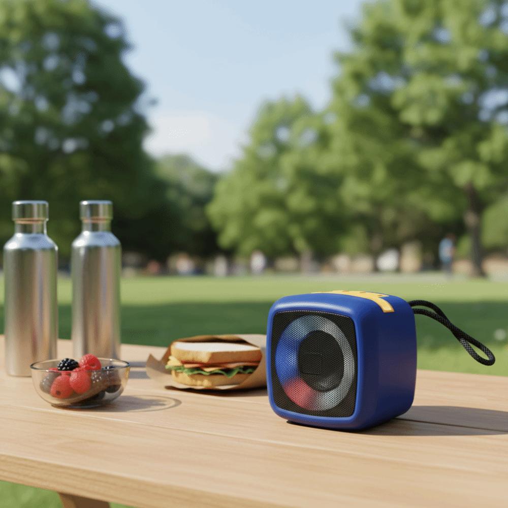 360 Stereo Sound Portable Speaker Rechargeable Battery Wireless Speakers Loudspeaker Outdoor Use