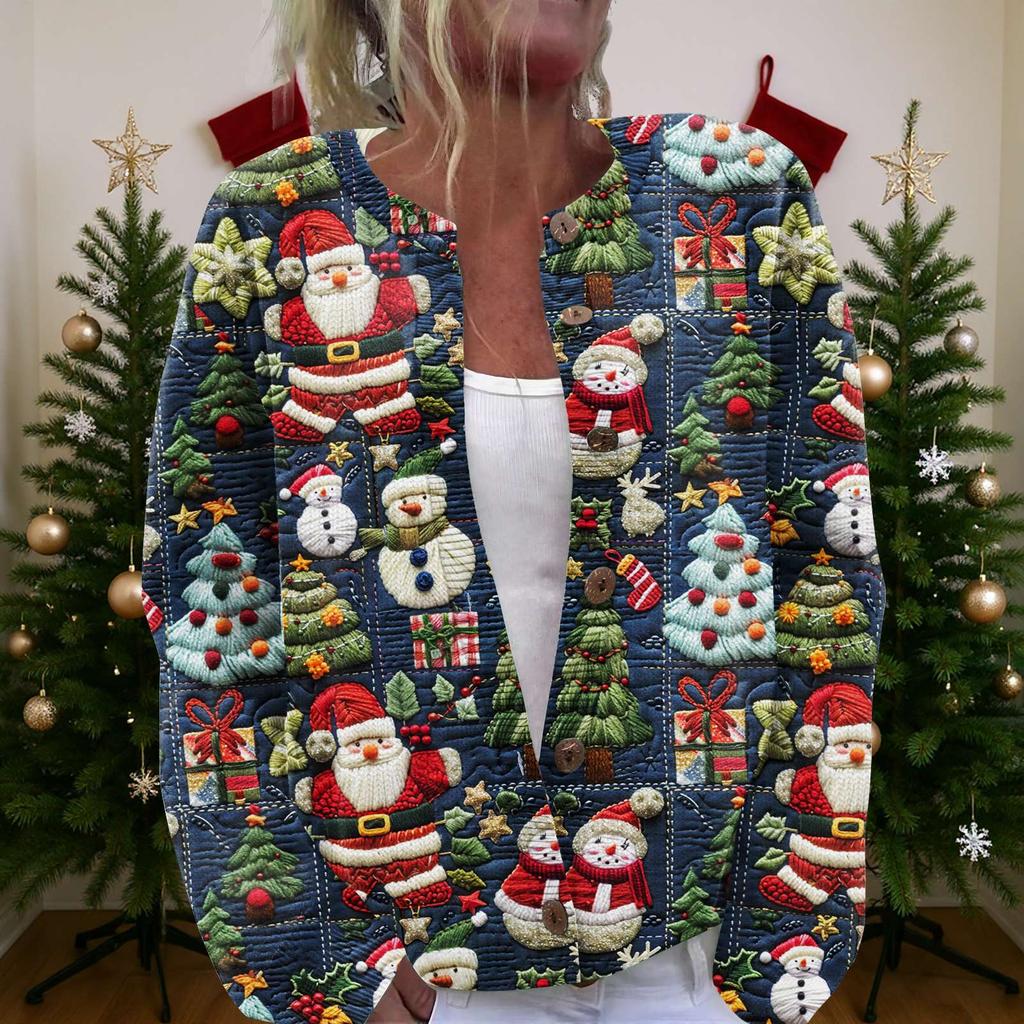 Women'S Christmas Sweater Cute Fun Christmas Sweater Fall And Winter Long Sleeve Knitted Sweater