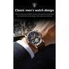 POEDAGAR Tourbillon Automatic Mechanical Wristwatch Waterproof Luminous Date Week Leather Men Watch Luxury Fashion Watches