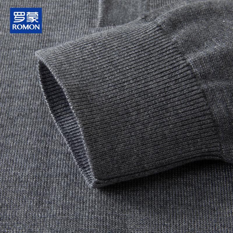 ROMON Men's Button-Down Wool and Silk Knit Sweater