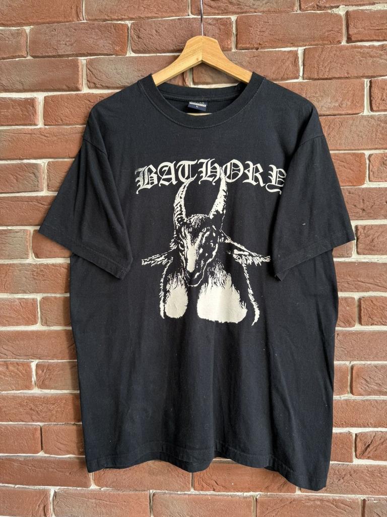 Rare Bathory Vintage 00s Band Black Metal Goth Hype Unisex T-Shirt