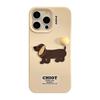 iPhone 16 15 14 Case Compatible and Suitable for 13 12promax Stereo Embroidery Dachshund