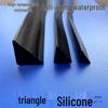 Черная треугольная силиконовая водонепроницаемая полоса: Высокотемпературный, Угловой декор под прямым углом для ванной комнаты, 7x7.