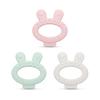 Swabinex Hygge Silicone Teether (Case Included) 3 Types (Choose 1),Korean Baby Products
