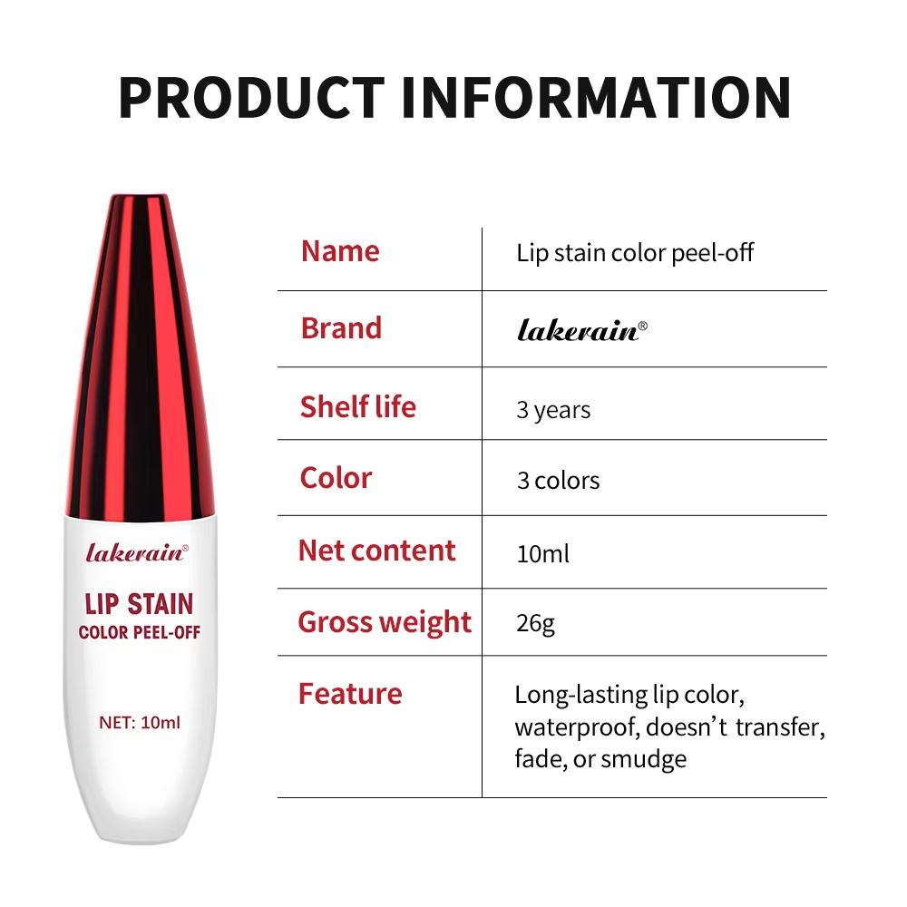 Матовый отшелушивающий розовый блеск для губ Outline Contour Tattoo Lip Stain Водостойкий устойчивый к отрыванию натуральный оттенок для губ