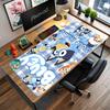 Bluey Customize Text Mouse Pad Keyboard Pad Study Desk Mat Non-Slip Rubber Base Computer Desk Office Decoration Accessory