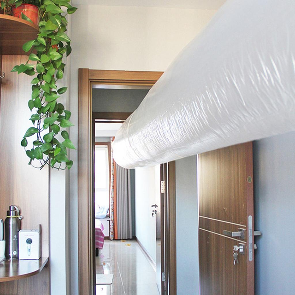 Шланг для отвода воздуха от кондиционера Портативный воздушный мешок для выдува воздуха Вентиляция кондиционера Замена шланга HDPE