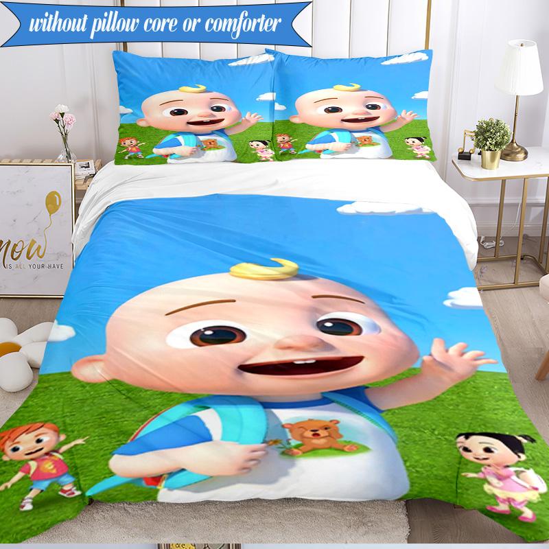 Rainbow watermelon Adventure 3pcs K-pop music group Bedding set,Ideal for Bedroom, Dormitory,Including Duvet Cover And 2pcs Pillowcases,Fan gifts