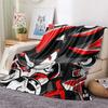 Sonic the Hedgehog Flannel Blanket, High quality Comfortable for All Seasons, Home Decor, Warmth and Comfort
