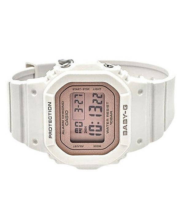 Casio Baby-G Цифровые кварцевые женские часы с белым полимерным ремешком BGD-565SC-4 100M