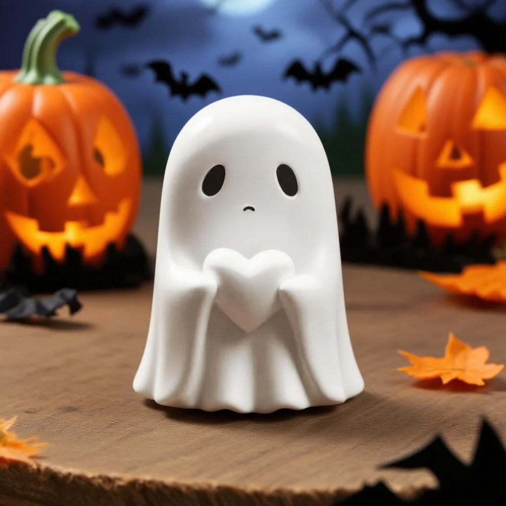 Хэллоуинская фигурка, Жуткая статуэтка из смолы, Милый палец-декор для украшений на Хэллоуин, Жуткий домашний декор для крыльца и интерьера