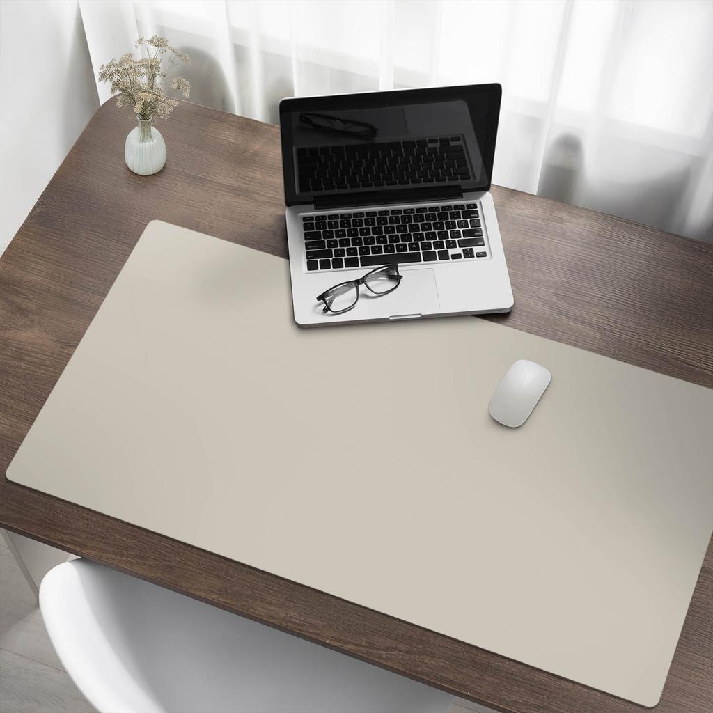 Vinyl Protective Pad for Workplace, Beige Color, 120x60 cm