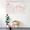 Тканые гобелены Sanrio For My Melodies And My Sweet Piano Мультяшные украшения для комнаты на дни рождения и Рождество Праздничные фоны