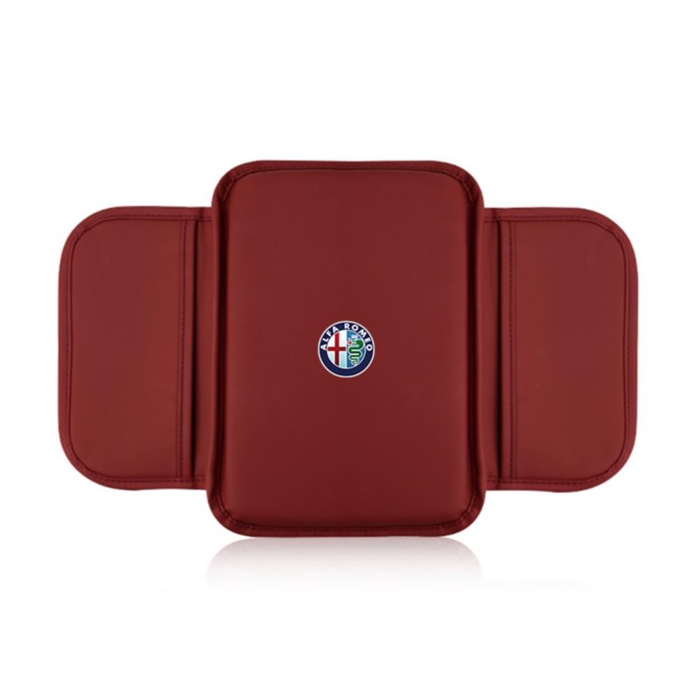Car Center Console Protector Mat With Pocket Auto Armrest Cover Cushion For Alfa Romeo Giulietta 159 147 156 Mito Brera Giulia bvn123
