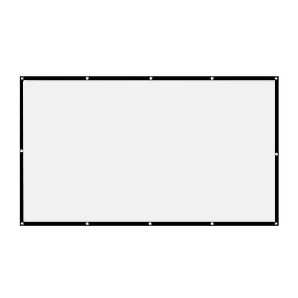 Simple Projector Curtain Home Theater Office 16:9 HD Display Projection Screen