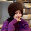 New Imitation Fox Fur Hat Outdoor Warm Ski Hat Winter Warm and Velvet Female