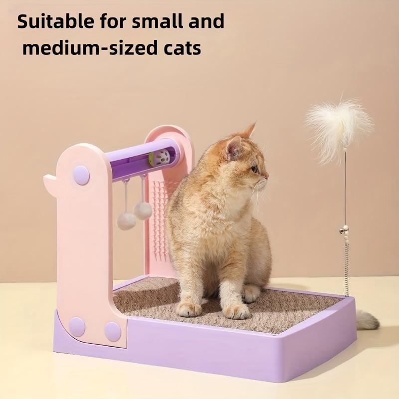 Прочная когтеточка из гофрированной бумаги с когтеточкой, игрушка для кошек для кошачьих царапин и развлечений