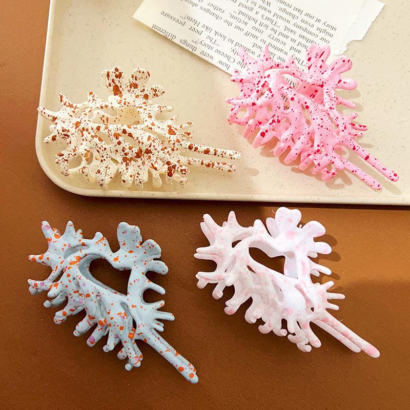 1 шт. розовые синие жидкие металлические ракушки для волос, когти для женщин и девочек, головной убор