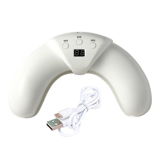 Светильник для чистки ногтей, маникюрная лампа типа C, портативная УФ-лампа для лечения грибка ногтей на ногах, инструменты для чистки ногтей