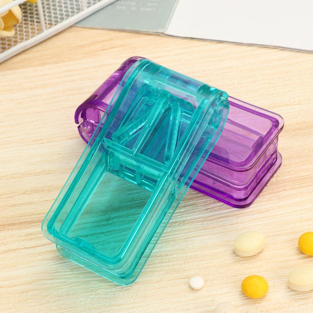 Storage Medicine Slicer for Small or Large Multiple Pill Cutter Mini Pill Splitter Tablet Divider