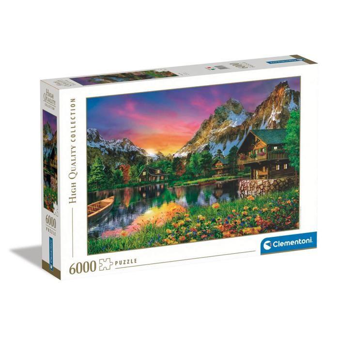 Puzzle 6000 pièces : lac alpin