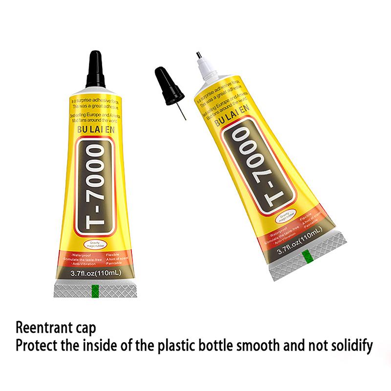 Клей T7000 15/50/110 мл, черный клей для ремонта экрана, липкий клей для ремонта экрана планшета ПК, жидкий клей для стеклянной рамки экрана