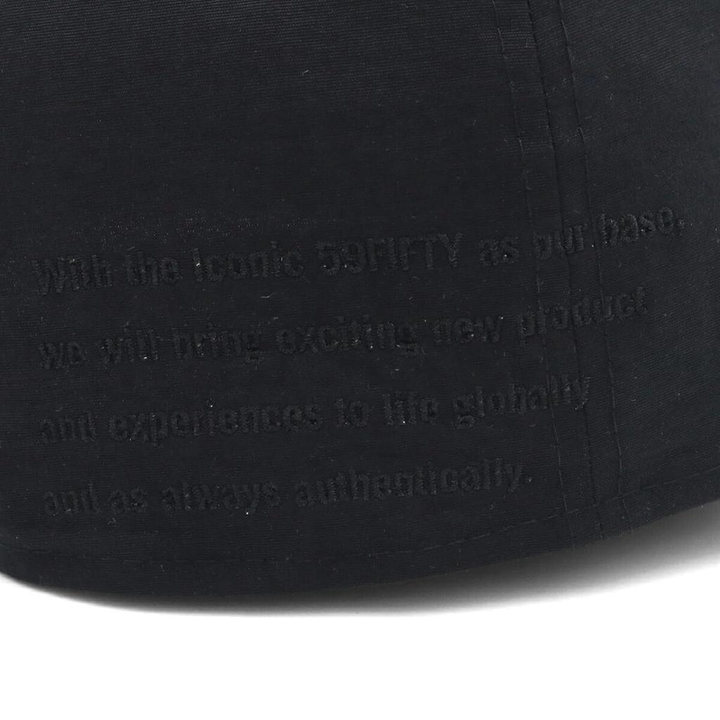 Кепка New Era 59FIFTY 14693268 NER36C1209 Черный Нейлон Тусса Металлическая Пластина ПОД КОЗЫРЬКОМ Эксклюзивная Шляпа Onspotz Gokyu Fifty 5950 New Era Глубокая Бейсболка УФ