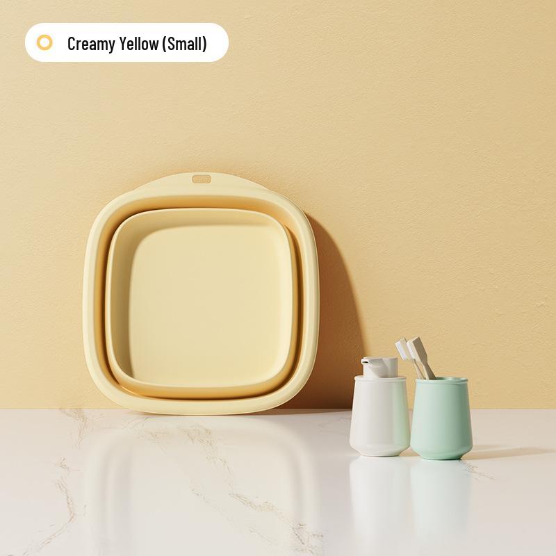 Портативная складная раковина для дома, студенческого общежития и путешествий: Большой таз для мытья ног и маленький таз для младенцев и беременных женщин.