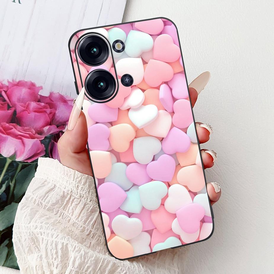Чехол для Itel P40 Plus P683L Милый Кот Счастливая Рыба Кои Расписная Крышка Мягкий Силиконовый Чехол для Телефона Для Itel P40 P 40 P662L ItelP40 P40+ Сумки