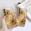Изысканное ювелирное искусство Для Samsung Galaxy S26 S20 FE S21 S22 S23 Plus S24 Ultra S25Ultra S21+  S22Plus Золотой стеклянный чехол для телефона