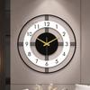 Wall Clock for Living Room | Unique Large Metal Wall Clock | Big Size Silent Non-Ticking Wall Watch for Hall | Modern Decorative Home Decor Items