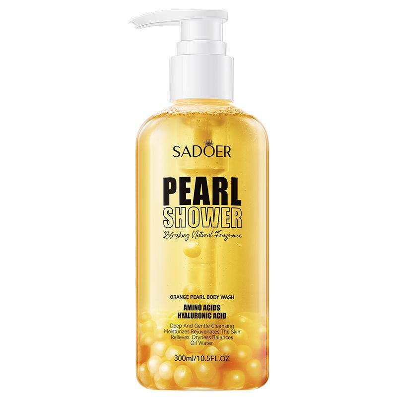 Гель для душа Orange Pearl 300 мл SADOER очищающий ароматизированный гель для душа