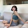 KIRSH UNDERWEAR Уютный топ-бра для сна Мятный