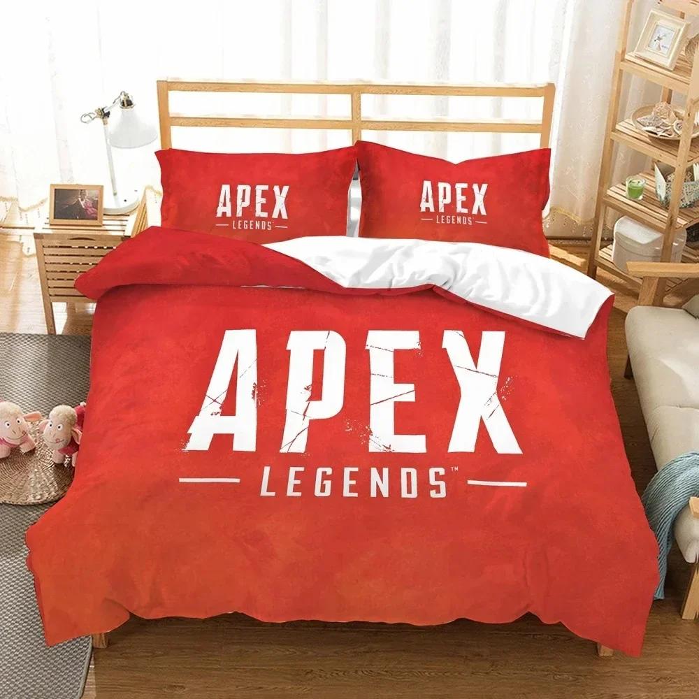 Новый Игровой Комплект Постельного Белья с Принтом APEX Наволочка Legends Двуспальный Односпальный Полный Queen King Взрослый Детский Постельное Белье Пододеяльник