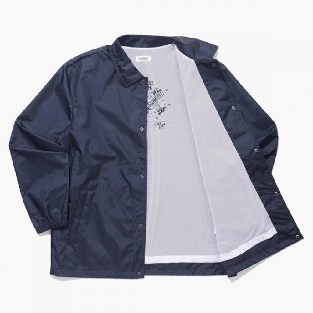 MunSingwear Men S Coach Jacket Dark Navy Peter Piping