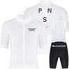 Men Women Cycling Jersey Bib Shorts Set Breathable Quick-Dry Bike Outfit Milk Silk Fabric