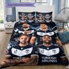 Melbourne Victory Football Team Group Print 3‑Pieces Duvet Cover Set Soccer Bedding Without Pillow Core Comforter Sports Fan Bedroom Decor