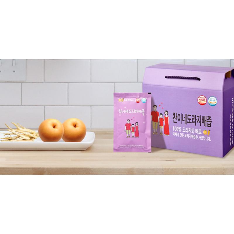 Chan’s Orchard Chan’s Bellflower Pear Juice, 100ml, 50 Pieces