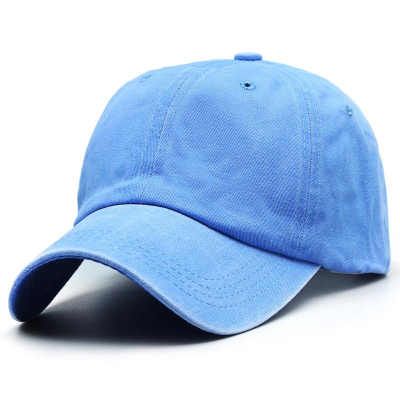 Fashion New Vintage Washed Cotton Baseball Cap Parent Kids Adjustable Solid Color Casual Sun Hats For Boy Girl Spring Summer
