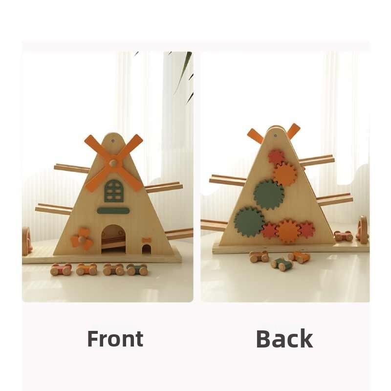 Деревянная инерционная планерная игрушка для детей, развивающая и стимулирующая умственную деятельность.