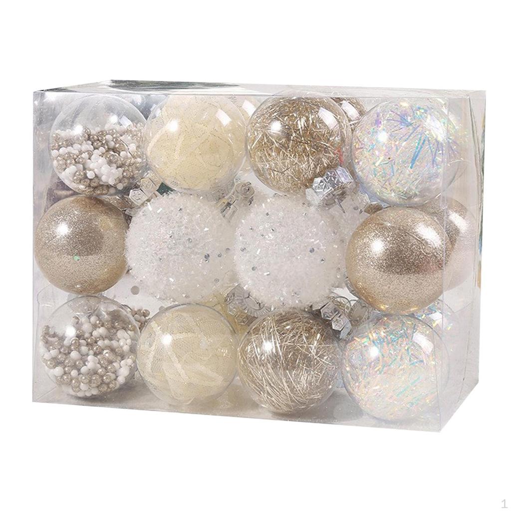 24 шт. Рождественские шары украшения поделки DIY подвесные шары безделушки